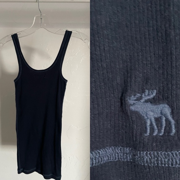 ABERCROMBIE Kids VINTAGE Y2K A&F Cute Stretch BEADED TANK TOP Size Medium - Picture 3 of 9